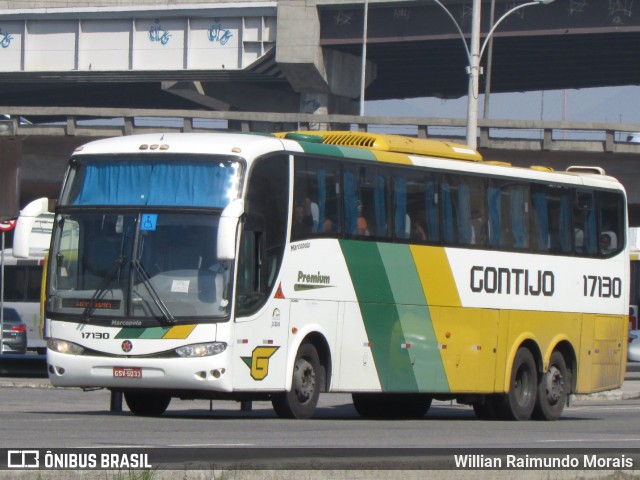 Empresa Gontijo de Transportes 17130 na cidade de Rio de Janeiro, Rio de Janeiro, Brasil, por Willian Raimundo Morais. ID da foto: 9305005.