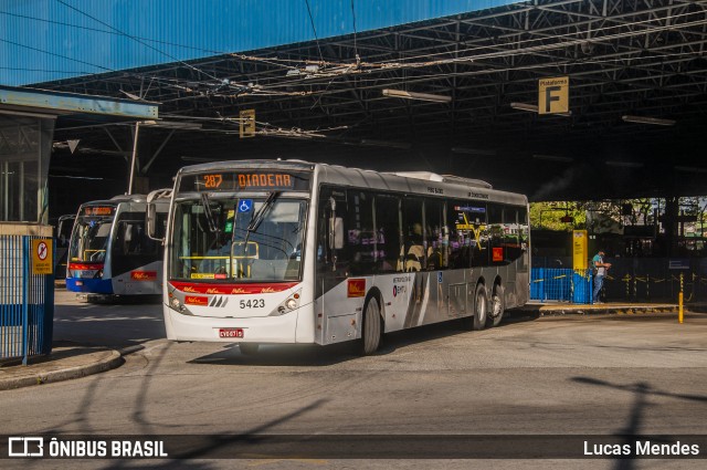 Metra - Sistema Metropolitano de Transporte 5423 na cidade de Santo André, São Paulo, Brasil, por Lucas Mendes. ID da foto: 9307275.