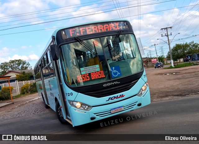 SOUL - Sociedade de Ônibus União Ltda. 7720 na cidade de Alvorada, Rio Grande do Sul, Brasil, por Elizeu Oliveira. ID da foto: 9306596.