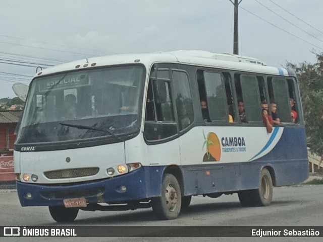 Camboa Transportes e Turismo 2168 na cidade de Nazaré da Mata, Pernambuco, Brasil, por Edjunior Sebastião. ID da foto: 9306934.