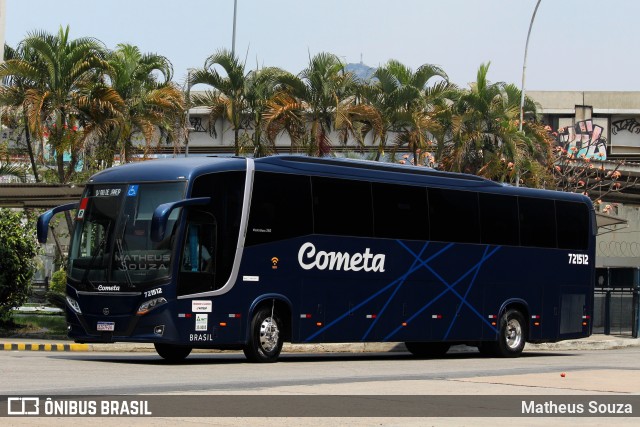 Viação Cometa 721512 na cidade de Rio de Janeiro, Rio de Janeiro, Brasil, por Matheus Souza. Número da foto: #9307062.