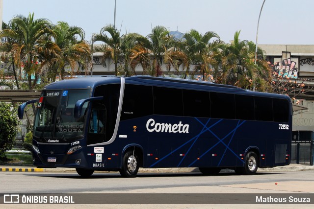 Viação Cometa 721512 na cidade de Rio de Janeiro, Rio de Janeiro, Brasil, por Matheus Souza. ID da foto: 9307062.