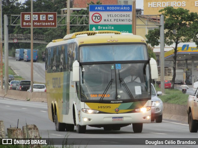 Empresa Gontijo de Transportes 14595 na cidade de Belo Horizonte, Minas Gerais, Brasil, por Douglas Célio Brandao. ID da foto: 9307547.