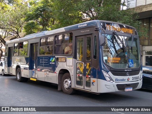 Coletivos São Lucas 31083 na cidade de Belo Horizonte, Minas Gerais, Brasil, por Vicente de Paulo Alves. ID da foto: 9307468.