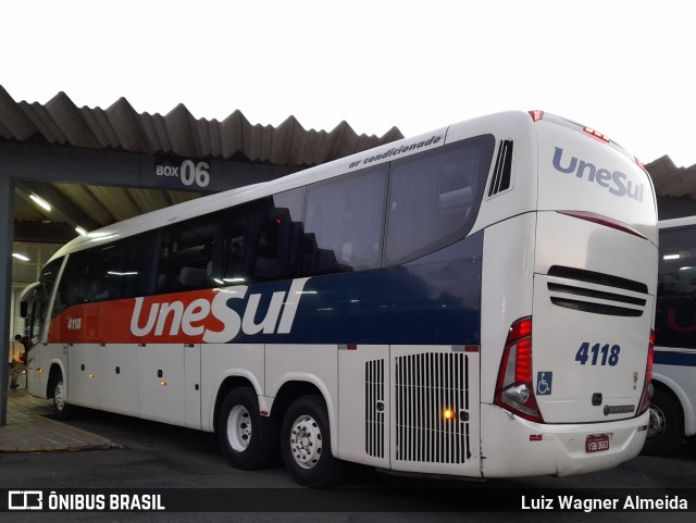 Unesul de Transportes 4118 na cidade de Passo Fundo, Rio Grande do Sul, Brasil, por Luiz Wagner Almeida. ID da foto: 9306495.