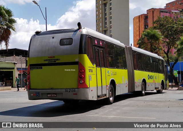 Pampulha Transportes > Plena Transportes 10708 na cidade de Belo Horizonte, Minas Gerais, Brasil, por Vicente de Paulo Alves. ID da foto: 9307094.