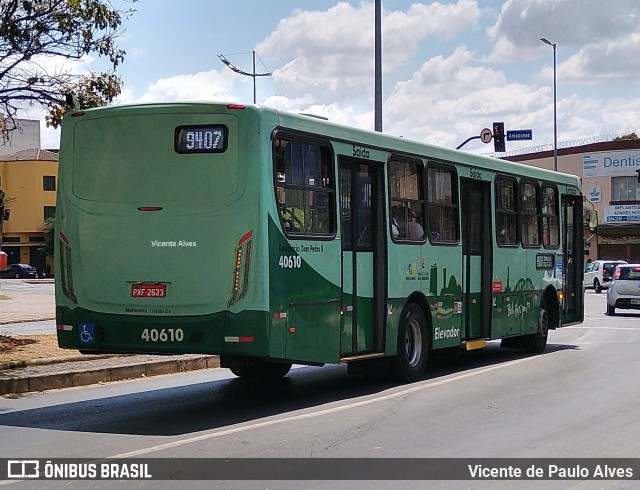 Urca Auto Ônibus 40610 na cidade de Belo Horizonte, Minas Gerais, Brasil, por Vicente de Paulo Alves. ID da foto: 9307417.