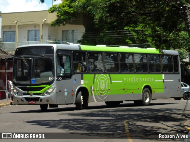 Viação Garcia 7509 na cidade de Nova Esperança, Paraná, Brasil, por Robson Alves. ID da foto: 9309060.