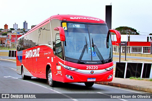 Viação Santa Cruz 29220 na cidade de Alfenas, Minas Gerais, Brasil, por Lucas Elson de Oliveira. Número da foto: #9310258.