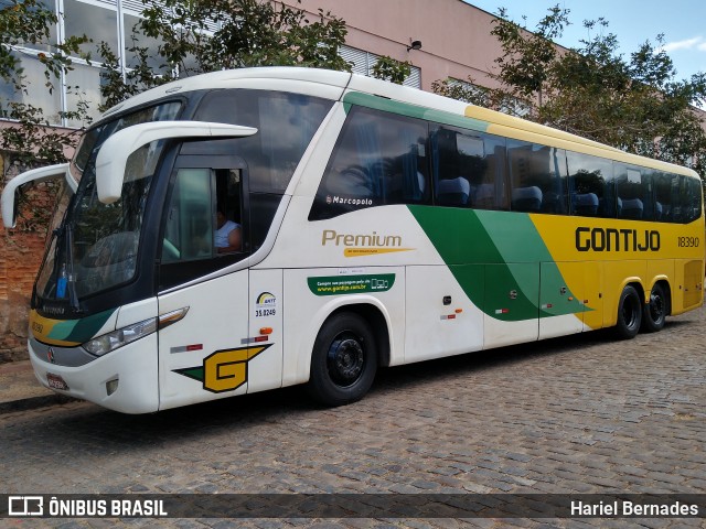 Empresa Gontijo de Transportes 18390 na cidade de Belo Horizonte, Minas Gerais, Brasil, por Hariel Bernades. Número da foto: #9308006.