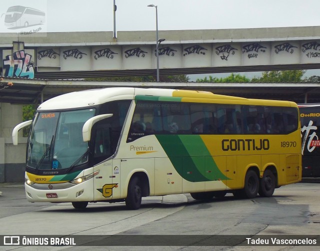 Empresa Gontijo de Transportes 18970 na cidade de Rio de Janeiro, Rio de Janeiro, Brasil, por Tadeu Vasconcelos. Número da foto: #9308318.