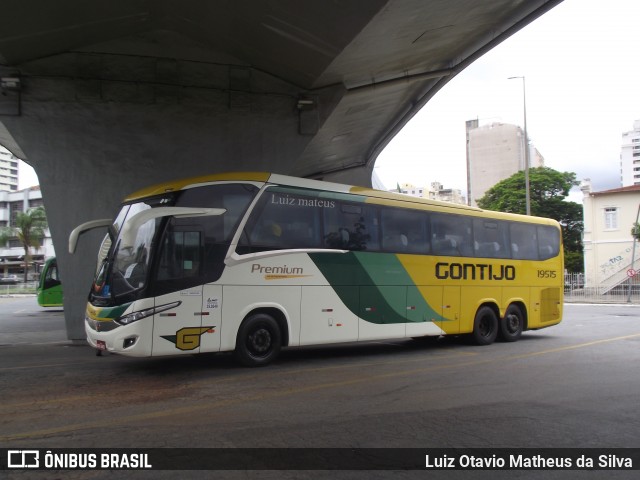 Empresa Gontijo de Transportes 19515 na cidade de Belo Horizonte, Minas Gerais, Brasil, por Luiz Otavio Matheus da Silva. Número da foto: #9309574.