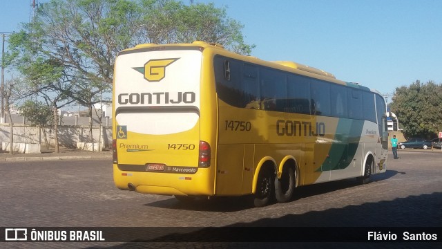 Empresa Gontijo de Transportes 14750 na cidade de Vitória da Conquista, Bahia, Brasil, por Flávio  Santos. Número da foto: #9310293.