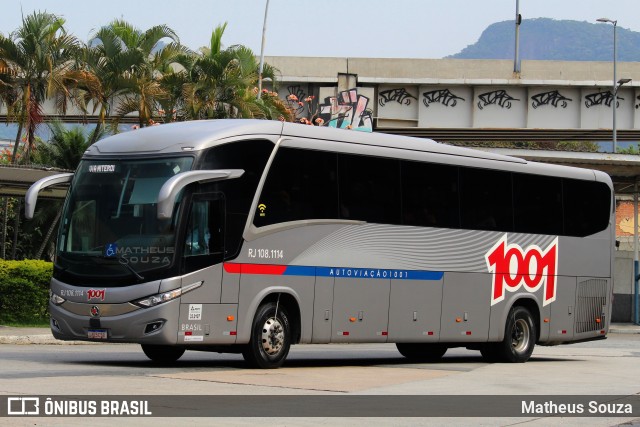 Auto Viação 1001 RJ 108.1114 na cidade de Rio de Janeiro, Rio de Janeiro, Brasil, por Matheus Souza. Número da foto: #9310244.