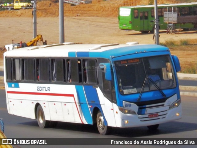 Editur 89 na cidade de Teresina, Piauí, Brasil, por Francisco de Assis Rodrigues da Silva. ID da foto: 9308882.