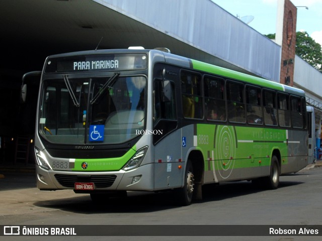 Viação Garcia 8883 na cidade de Nova Esperança, Paraná, Brasil, por Robson Alves. ID da foto: 9309056.