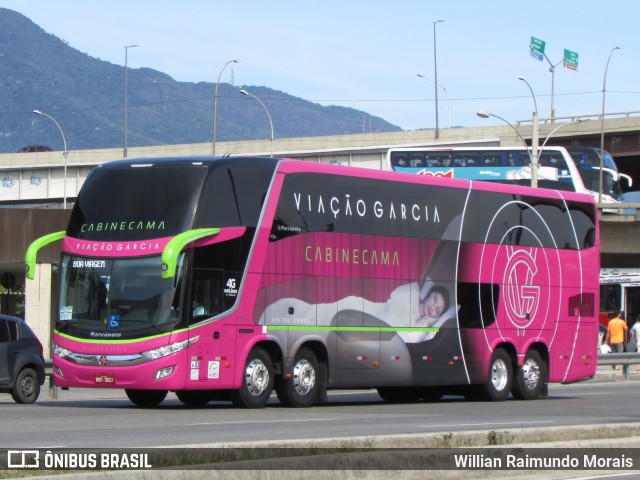 Viação Garcia 8694 na cidade de Rio de Janeiro, Rio de Janeiro, Brasil, por Willian Raimundo Morais. Número da foto: #9309520.