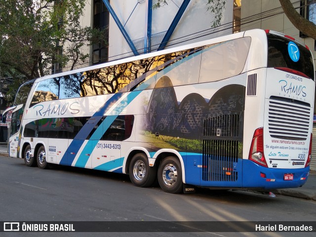 Ramos Turismo 4300 na cidade de Belo Horizonte, Minas Gerais, Brasil, por Hariel Bernades. Número da foto: #9310823.