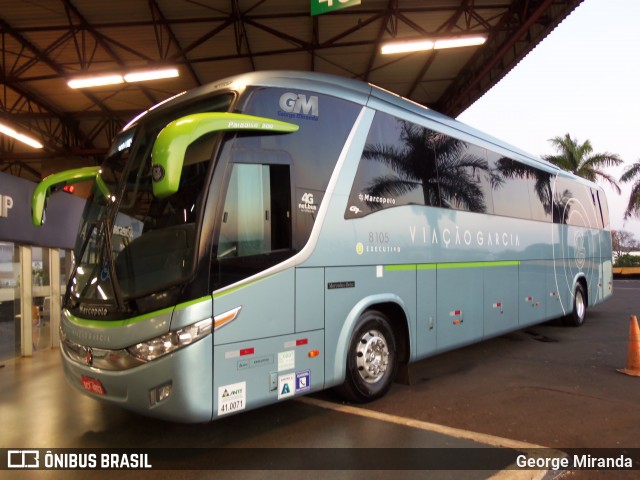 Viação Garcia 8105 na cidade de Londrina, Paraná, Brasil, por George Miranda. Número da foto: #9309991.