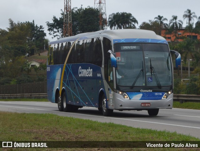 Viação Cometa 15116 na cidade de Santa Isabel, São Paulo, Brasil, por Vicente de Paulo Alves. ID da foto: 9309628.