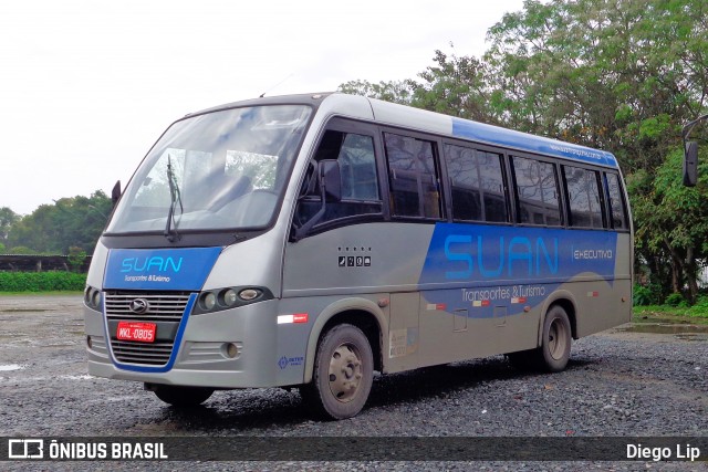 Suan Transportes e Turismo 0805 na cidade de Joinville, Santa Catarina, Brasil, por Diego Lip. Número da foto: #9309431.