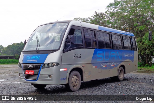 Suan Transportes e Turismo 0805 na cidade de Joinville, Santa Catarina, Brasil, por Diego Lip. ID da foto: 9309431.