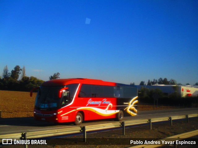 Buses Jimenez Hnos. 91 na cidade de San Fernando, Colchagua, Libertador General Bernardo O'Higgins, Chile, por Pablo Andres Yavar Espinoza. Número da foto: #9311496.