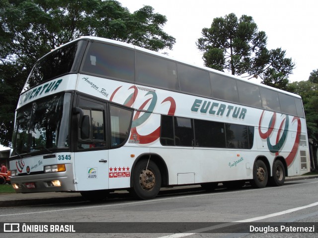 Eucatur - Empresa União Cascavel de Transportes e Turismo 3545 na cidade de Curitiba, Paraná, Brasil, por Douglas Paternezi. ID da foto: 9308917.