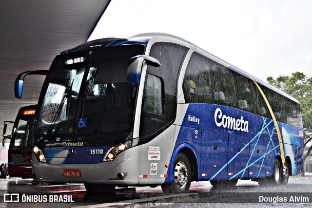 Viação Cometa 15110 na cidade de Mogi das Cruzes, São Paulo, Brasil, por Douglas Alvim. ID da foto: 9308789.