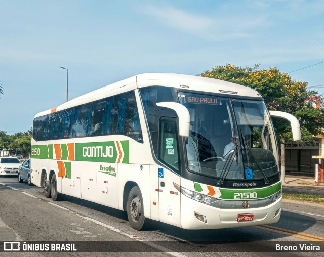 Empresa Gontijo de Transportes 21510 na cidade de Campos dos Goytacazes, Rio de Janeiro, Brasil, por Breno Vieira. ID da foto: 9309422.