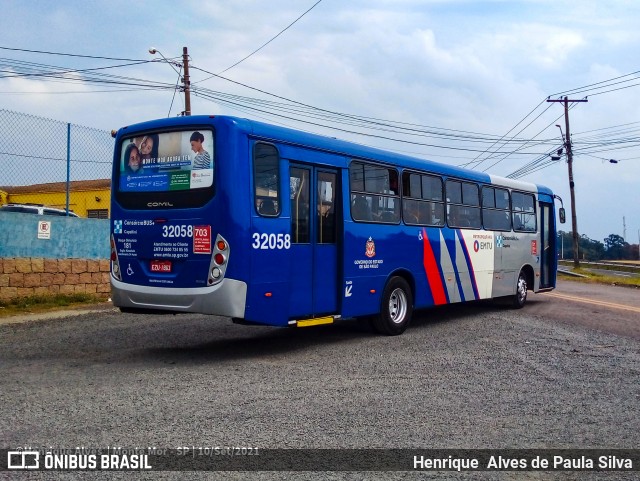 Transportes Capellini 32.058 na cidade de Monte Mor, São Paulo, Brasil, por Henrique Alves de Paula Silva. ID da foto: 9310942.