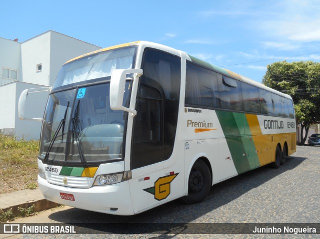 Empresa Gontijo de Transportes 12460 na cidade de Araçuaí, Minas Gerais, Brasil, por Juninho Nogueira. ID da foto: 9310578.