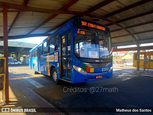 Viação Atalaia Transportes 6303 na cidade de Aracaju, Sergipe, Brasil, por Matheus dos Santos. Número da foto: #9307890.