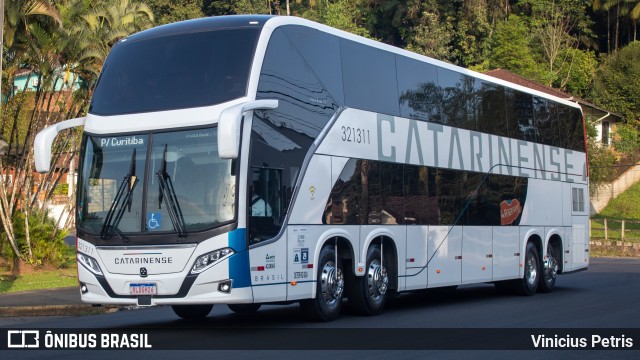 Auto Viação Catarinense 321311 na cidade de Joinville, Santa Catarina, Brasil, por Vinicius Petris. ID da foto: 9312777.