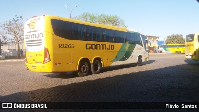 Empresa Gontijo de Transportes 18265 na cidade de Vitória da Conquista, Bahia, Brasil, por Flávio  Santos. ID da foto: 9312511.