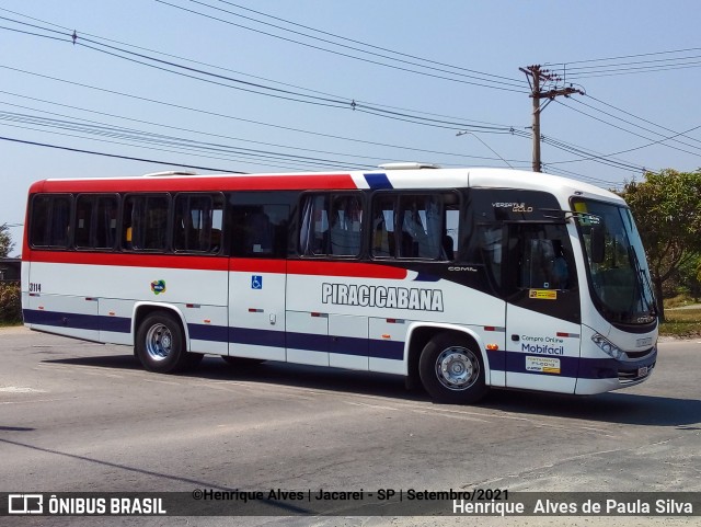 Viação Piracicabana 3114 na cidade de Jacareí, São Paulo, Brasil, por Henrique Alves de Paula Silva. Número da foto: #9313029.