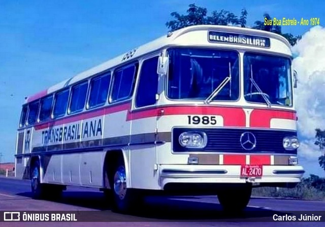 Transbrasiliana Transportes e Turismo 1985 na cidade de Brasília, Distrito Federal, Brasil, por Carlos Júnior. ID da foto: 9313571.