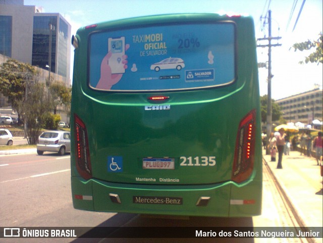 OT Trans - Ótima Salvador Transportes 21135 na cidade de Salvador, Bahia, Brasil, por Mario dos Santos Nogueira Junior. ID da foto: 9311945.