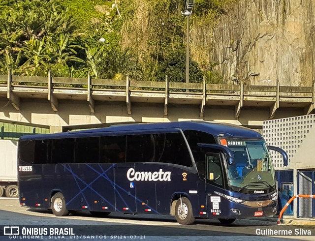 Viação Cometa 719539 na cidade de Santos, São Paulo, Brasil, por Guilherme Silva. ID da foto: 9313394.