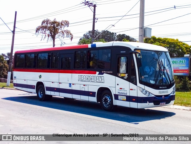 Viação Piracicabana 5040 na cidade de Jacareí, São Paulo, Brasil, por Henrique Alves de Paula Silva. ID da foto: 9313035.