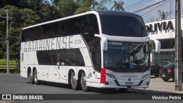 Auto Viação Catarinense 321308 na cidade de Joinville, Santa Catarina, Brasil, por Vinicius Petris. ID da foto: 9312463.