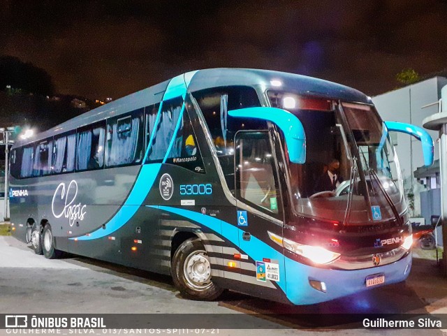 Empresa de Ônibus Nossa Senhora da Penha 53006 na cidade de Santos, São Paulo, Brasil, por Guilherme Silva. ID da foto: 9313371.