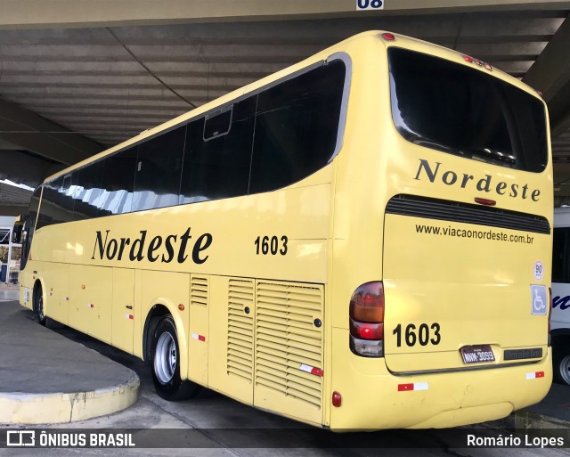 Viação Nordeste 1603 na cidade de Natal, Rio Grande do Norte, Brasil, por Romário Lopes. Número da foto: #9314206.