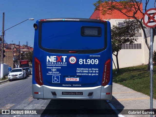 Next Mobilidade - ABC Sistema de Transporte 81.909 na cidade de São Bernardo do Campo, São Paulo, Brasil, por Gabriel Garves. Número da foto: #9313612.