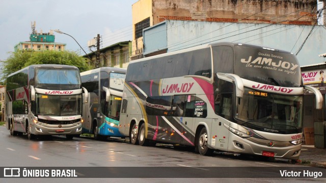 Viação Jam Joy 10219 na cidade de Belém, Pará, Brasil, por Victor Hugo. ID da foto: 9311918.