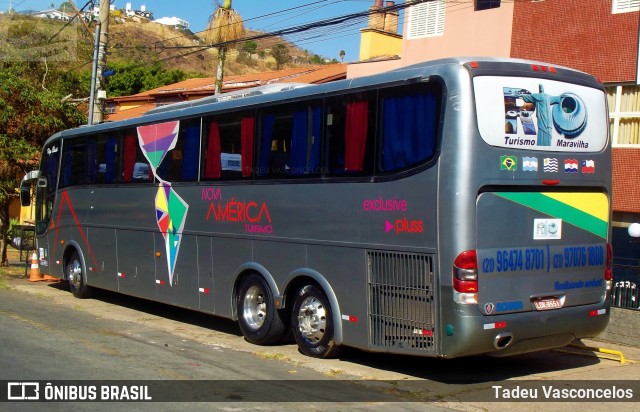 Nova América Turismo 33.1912 na cidade de Poços de Caldas, Minas Gerais, Brasil, por Tadeu Vasconcelos. ID da foto: 9314966.