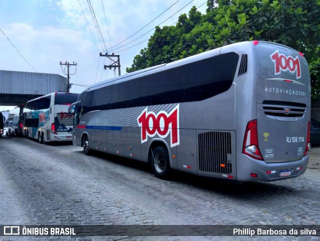 Auto Viação 1001 RJ 108.1114 na cidade de Rio de Janeiro, Rio de Janeiro, Brasil, por Phillip Barbosa da silva. ID da foto: 9317825.