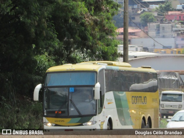 Empresa Gontijo de Transportes 14495 na cidade de Belo Horizonte, Minas Gerais, Brasil, por Douglas Célio Brandao. ID da foto: 9317723.