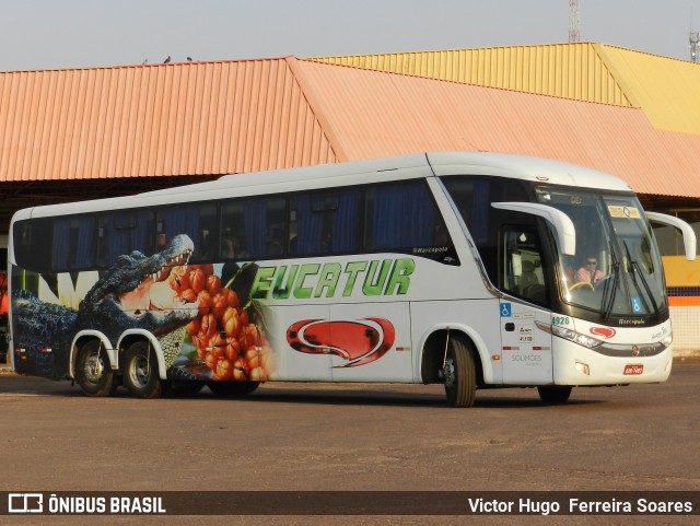 Eucatur - Empresa União Cascavel de Transportes e Turismo 4926 na cidade de Rondonópolis, Mato Grosso, Brasil, por Victor Hugo  Ferreira Soares. ID da foto: 9316614.