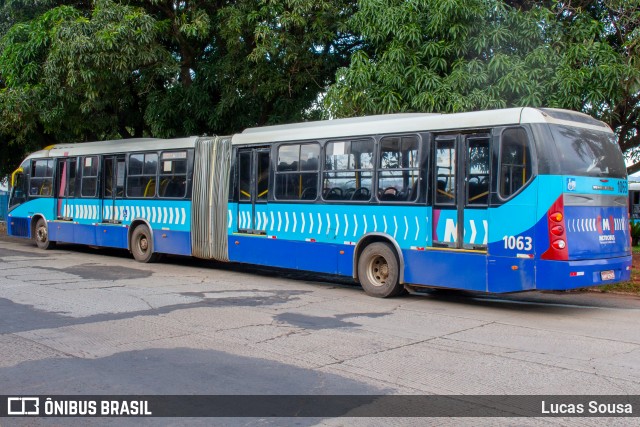 Metrobus 1063 na cidade de Goiânia, Goiás, Brasil, por Lucas Sousa. ID da foto: 9317308.